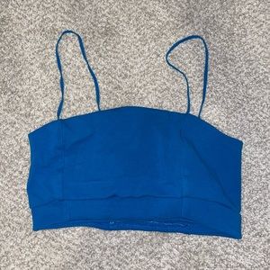 Royal Blue Zara Crop Top